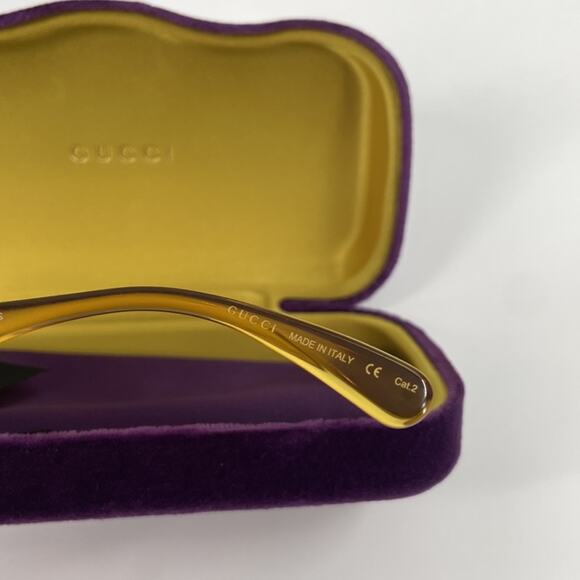 NEW! Gucci ggo714sa yellow sunglasses main image 7